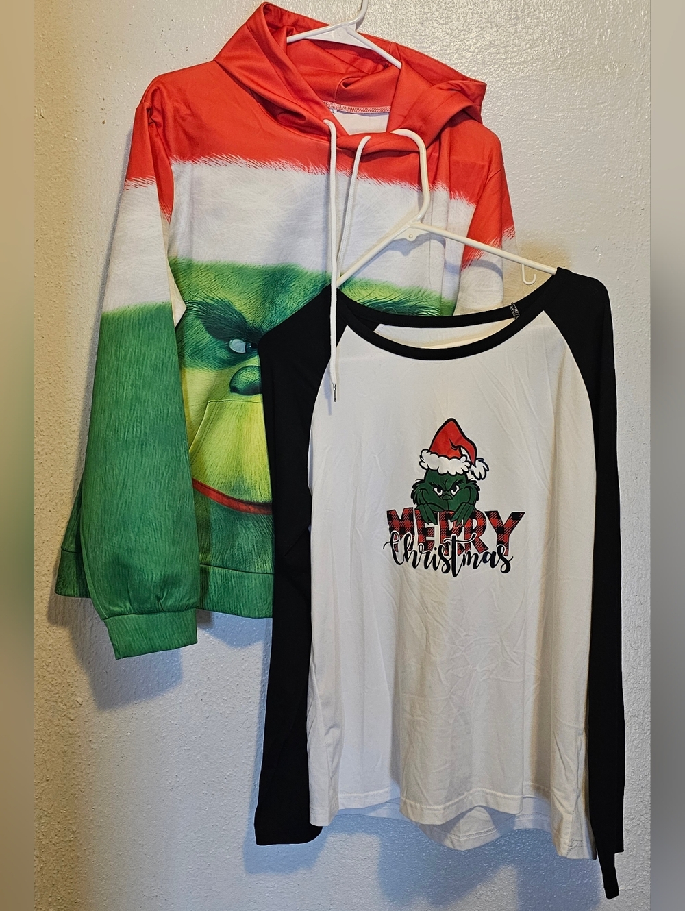 Grinch Hoodie Sweatshirt & Long Sleeve Shirt Women's New